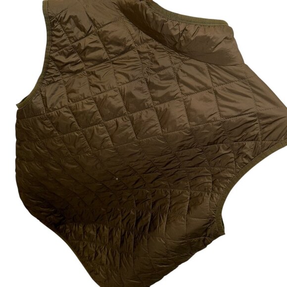 The red Head ranch western olive brown quilted jacket vest M - Picture 5 of 5